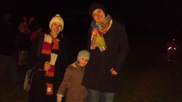 Ostern 2012, Osterfeuer in Bruderndorf
