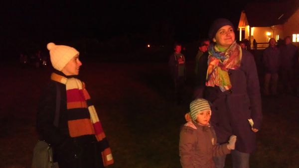 Ostern 2012, Osterfeuer in Bruderndorf
