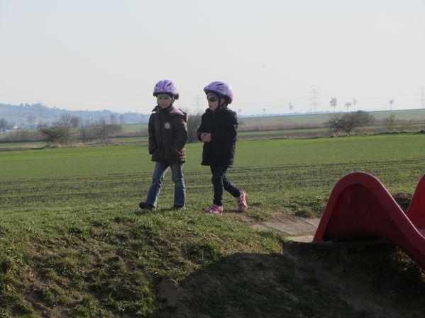 Erste Radtour mit Selina
