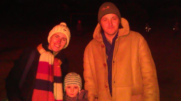 Ostern 2012, Osterfeuer in Bruderndorf
